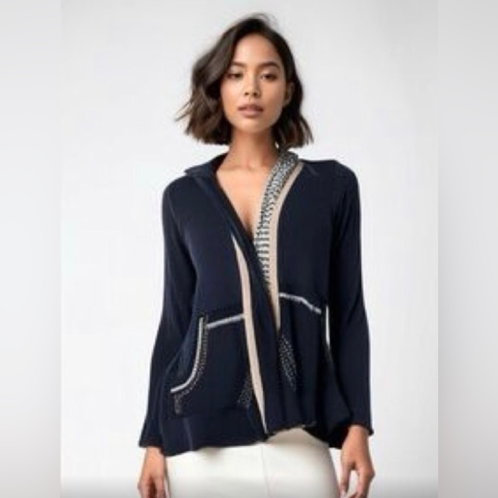 Saturday- Sunday by Anthropologie Hooded Open Cardigan